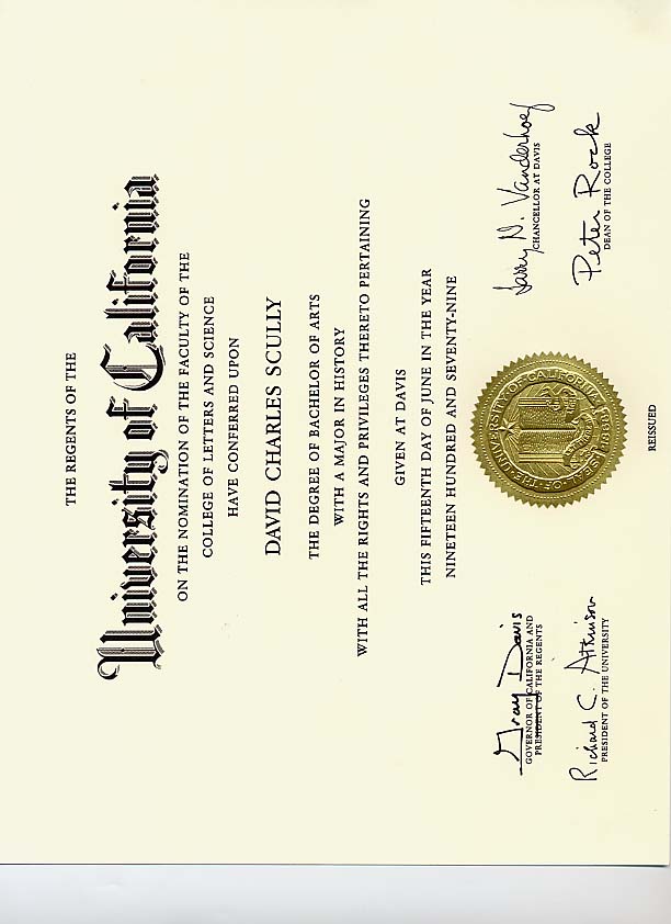 Diploma Uc Davis Diploma